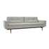 Duplexo Styletto Sofa Bed With Armrests / Dark Wood